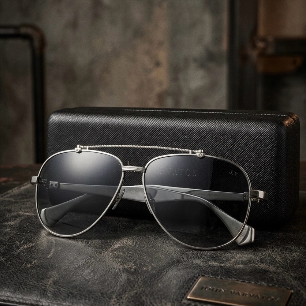 John Varvatos JV104 Limited Edition aviator sunglasses